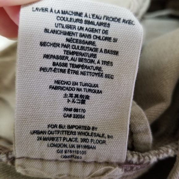 Free People Women Jeans Beige Raw Fringe Cropped Skinny Pants Sz 27 Distressed - Picture 13 of 13